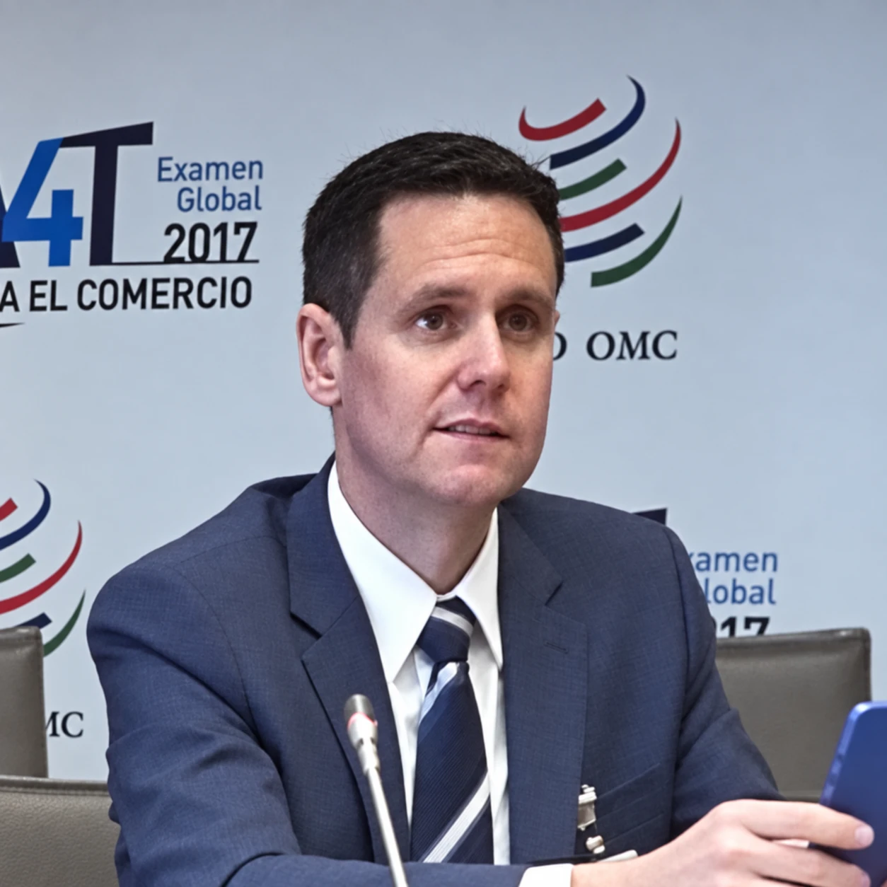 Simon Lacey at the WTO Aid for Trade event